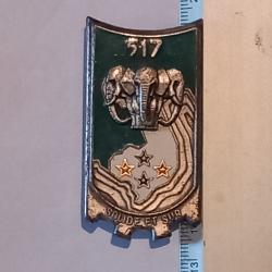 Insigne du 517ème régiment du train (517ème RT)