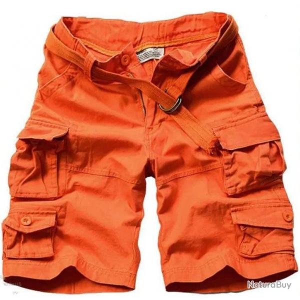High Quality Camouflage Cotton Cargo Shorts For Men Summer Multi Pocket Military Knee Length Casual 