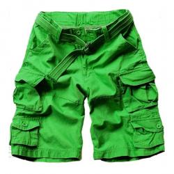 High Quality Camouflage Cotton Cargo Shorts For Men Summer Multi Pocket Military Knee Length Casual 