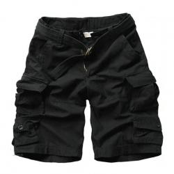 High Quality Camouflage Cotton Cargo Shorts For Men Summer Multi Pocket Military Knee Length Casual 