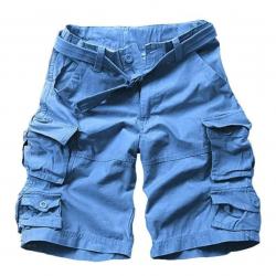 High Quality Camouflage Cotton Cargo Shorts For Men Summer Multi Pocket Military Knee Length Casual 