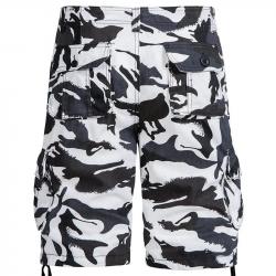 Men's Camo Shorts Summer Casual Half Pants Camouflage Outdoor Sports Short Pants Side Pocket Cotton 