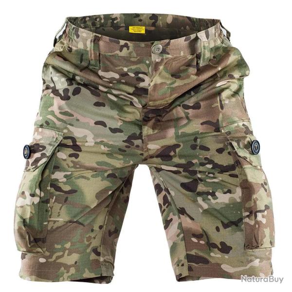 Men's Tactical Shorts With Multi Pockets, Casual Durable Cargo Shorts For Outdoor Hiking Trekking, S