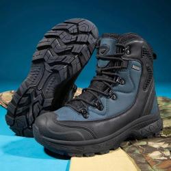 Men's Waterproof Leather Boots Non-Slip Lightweight Work Shoes Breathable Non-Slip Hunting Hiking Wo