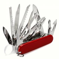 Couteau pliant Multifonction Outdoor Multi-Tool Knife 17 in 1 Survie Camping