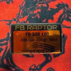 Cutting Edge Bullets FB RAPTOR .308 100 (x50)