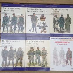 Lot de 5 livres osprey WW2 Armée Allemande +gift