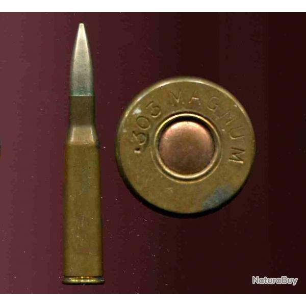 .303 MAGNUM - TRES RARE cartouche anglaise de tir de prcision - priode 1910-1920