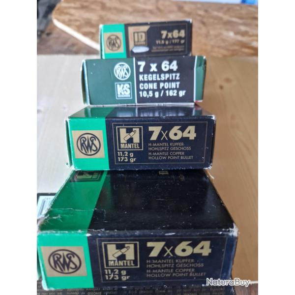 DOUILLES RWS 7X64