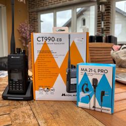 Radio Midland CT990 + oreillette MA21-L PRO jamais utilisé
