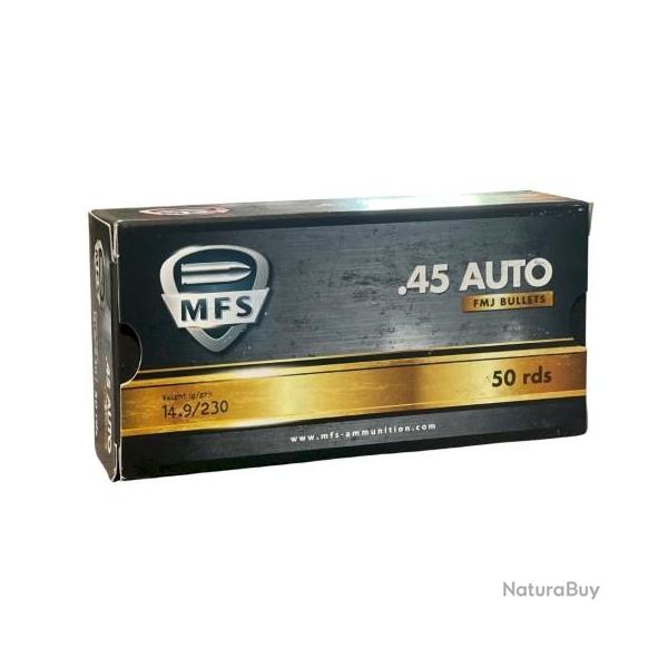 1000 Munitions MFS 45ACP FMJ 230GR 