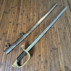RARE SABRE 1845 FRANÇAIS PAR MERMILLIOD FRÈRES A CHATELLERAULT EN 1870