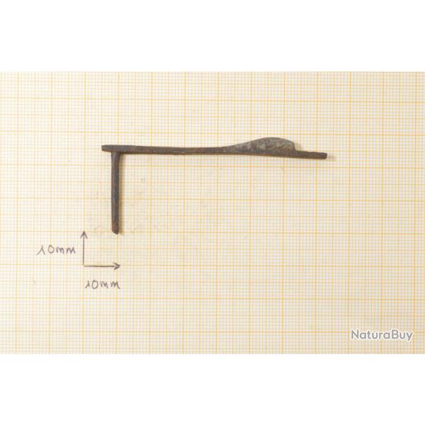 Epinglette / ressort de capucine / grenadire pour fusil ancien 19e Sicle. A identifier