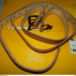 ARMEE AMERICAINE U.S : SANGLE EN CUIR  POUR TELEPHONE EE8 , DATE ANNEE 1953 ENVIRON , ETAT NEUF VOIR