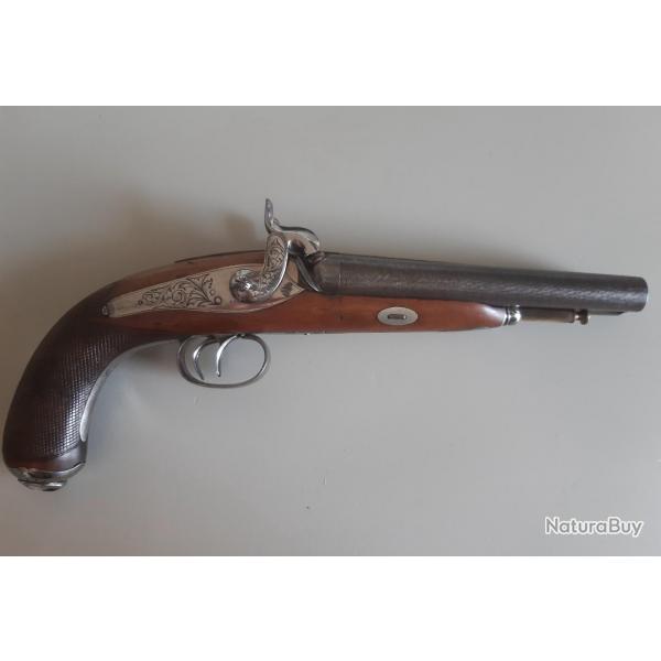 Pistolet 19me  deux canons