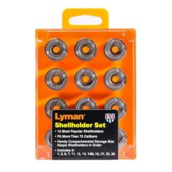 Jeu de 12 shell holders Lyman