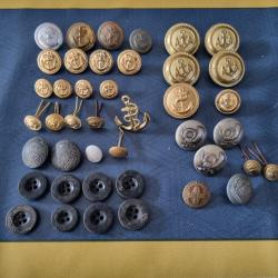 Boutons marine