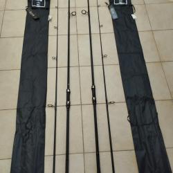 lot de 2 cannes a carpe FOX EOS 10' 3,5 LBS