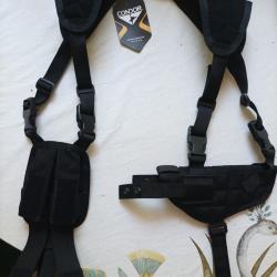 Holster noir épaules