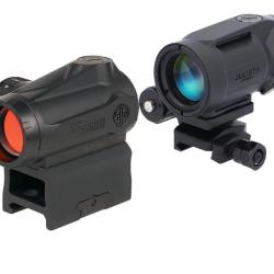 Combo Point Rouge Roméo MSR 2 +Magnifier Juliet 3 Micro 3x22 Noir