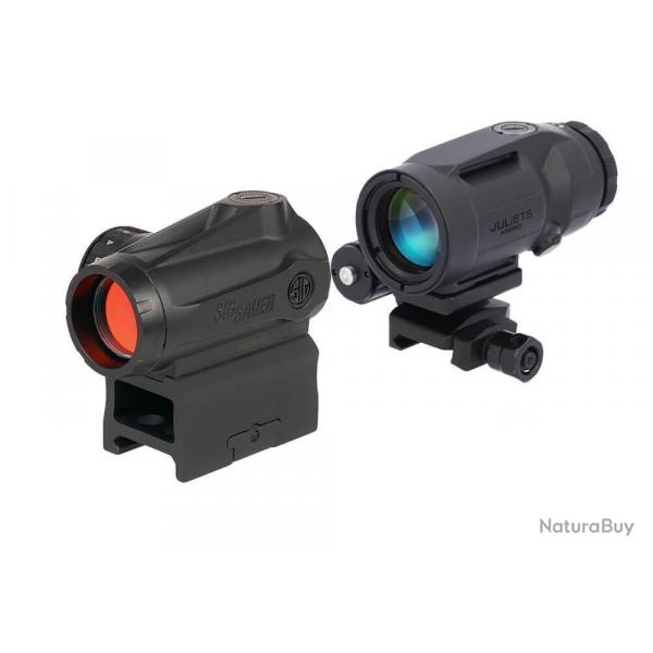 Combo Point Rouge Romo MSR 2 +Magnifier Juliet 3 Micro 3x22 Noir