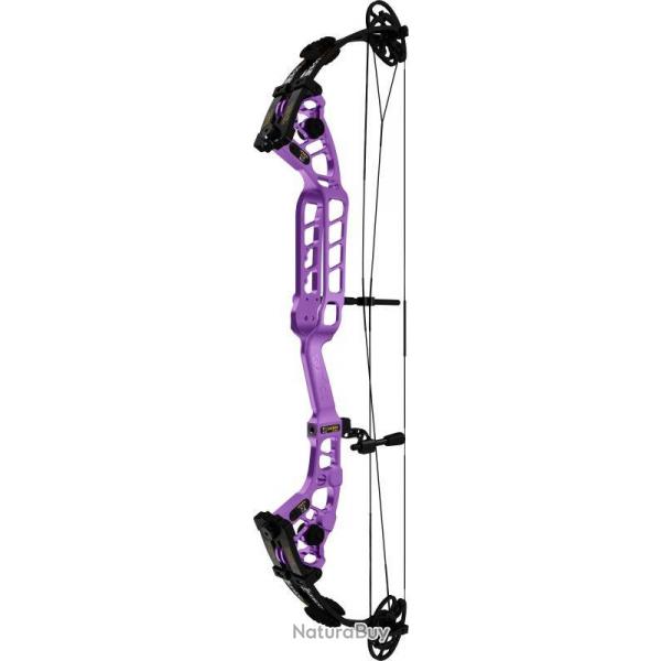 SANLIDA - Arc  Poulies HERO 10 II 37" 30-40 # DROITIER (RH) 24"-26.5" ANODIZED PURPLE
