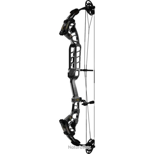SANLIDA - Arc  Poulies HERO 10 II 37" 30-40 # DROITIER (RH) 26"-29" ANODIZED BLACK