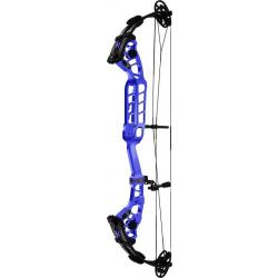 SANLIDA - Arc à Poulies HERO 10 II 37" 30-40 # DROITIER (RH) 24"-26.5" ANODIZED COBALT BLUE
