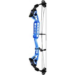 SANLIDA - Arc à Poulies HERO 10 II 37" 30-40 # DROITIER (RH) 24"-26.5" ANODIZED LAKE BLUE