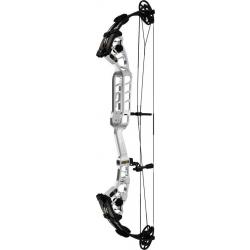 SANLIDA - Arc à Poulies HERO 10 II 37" 30-40 # DROITIER (RH) 24"-26.5" ANODIZED SILVER