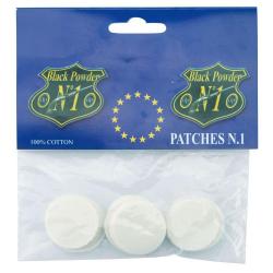 Calepins Ronds en Coton Davide Pedersoli - Diamètre 20 mm - Épaisseur 0.12 mm - Lot de 100 pour Nett