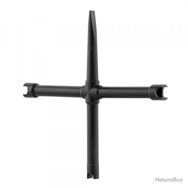 Clef Dmonte Chemine Davide Pedersoli - Cruciforme Universelle - Acier Robuste - Pour un Entretien 