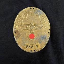 Plaque de bras de douanier - Allemand WW2