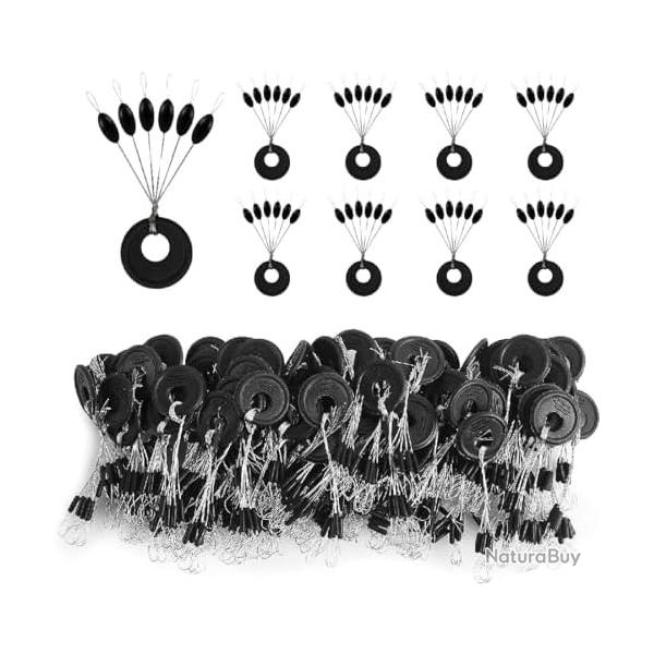 600 Pices Stop Float Pche Taille XS S M L Pour La pche Aux Vifs Brochet Sandre Perche Silure