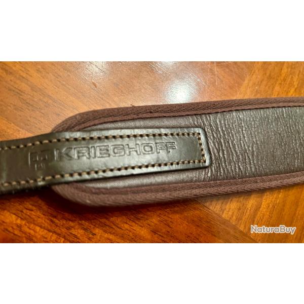 !!! Rare !!! Bretelle sangle Krieghoff cuir
