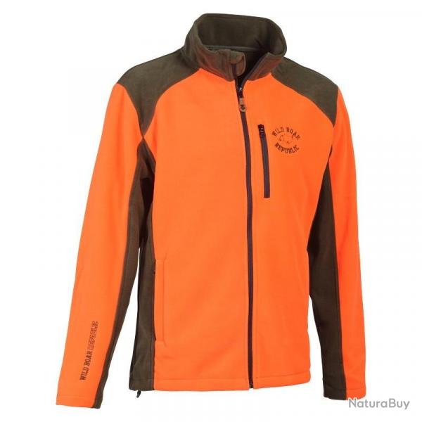 Blouson Polaire Brod Chasse Sanglier Percussion
