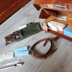 Sacoche, trousse de secours, d'infirmier suisse avec lanterne et accessoires