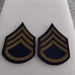 Lot de grades armée us STAFF SERGEANT ORIGINAL
