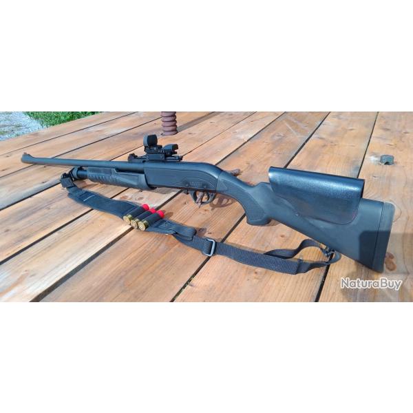 Fusil  pompe hastan escort 12/76 avec point rouge