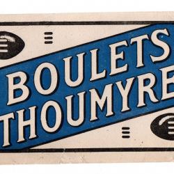 boulets thoumyre , buvard , charbonnage, charbon, mines , voir scan