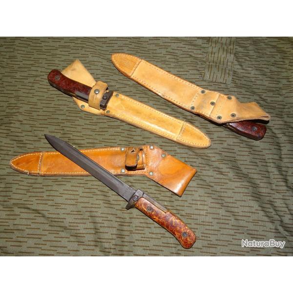 Baonnette VZ-58 originale pour fusil de combat tchque - poque communiste, bon tat