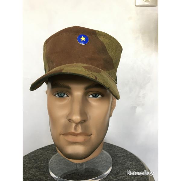 Casquette Para-Commandos Belges annes 60 locale Afrique Congo
