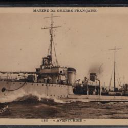 CPA - MARINE DE GUERRE FRANÇAISE - " AVENTURIER " N°3824