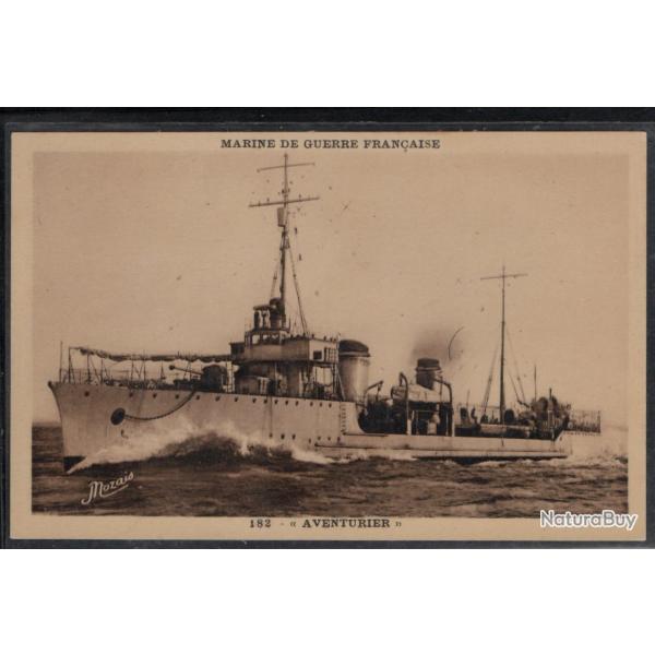 CPA - MARINE DE GUERRE FRANAISE - " AVENTURIER " N3824