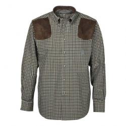 Prix de départ à 1 !! Chemise Chasse Sologne Marron Vert Percussion Taille 3XL