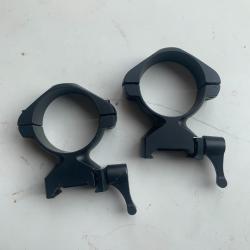 Paire d'anneaux de montage 34mm pour rail Picatinny