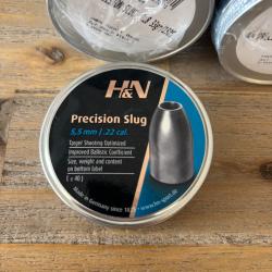 Slugs h&n précision .22 33 grains 10 boites