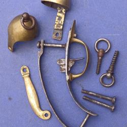 Lot garnitures de pistolet cavalerie 1822