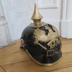 casque à pointe prussien modèle 1895 en plâtre
