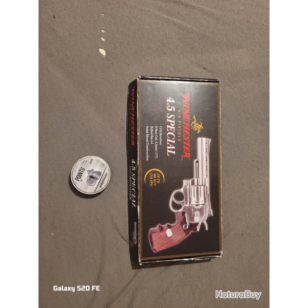 Revolver a plombs Winchester cal.4,5mm spcial chrome